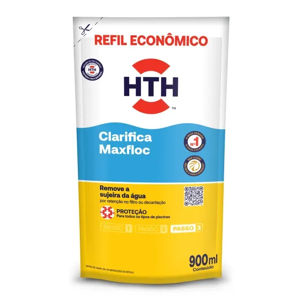 Refil HTH Clarificante e Floculante Maxfloc 900 ml